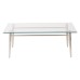 MG1242S-NB Brooklyn Glass Top Coffee Table