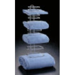 4 Guest Towel Holder - Polished Chrome