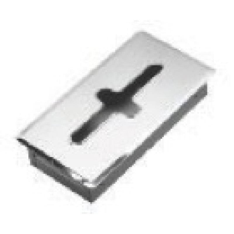 Recessed Tissue Dispenser with Snap-In Face Plate - Polished Chrome